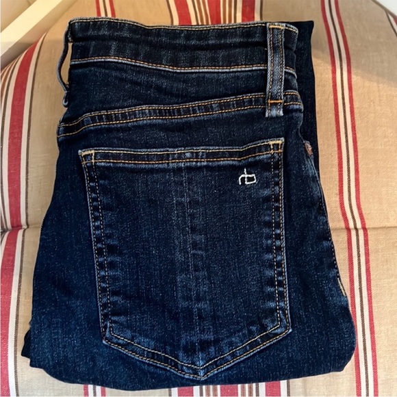 rag & bone Nina High-Rise Skinny - Marine Blue - Picture 14 of 15